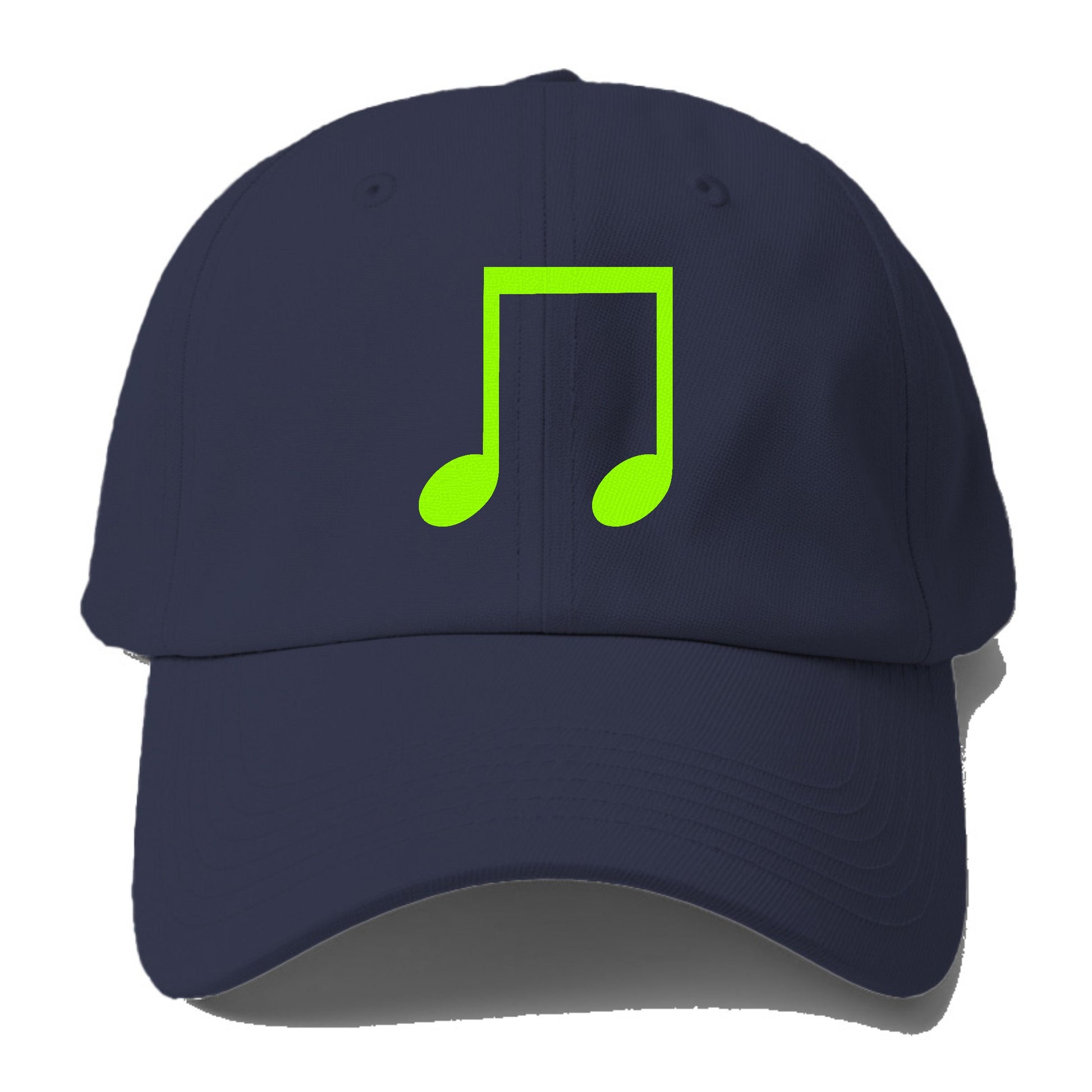 Retro 80s Music Note Green Hat