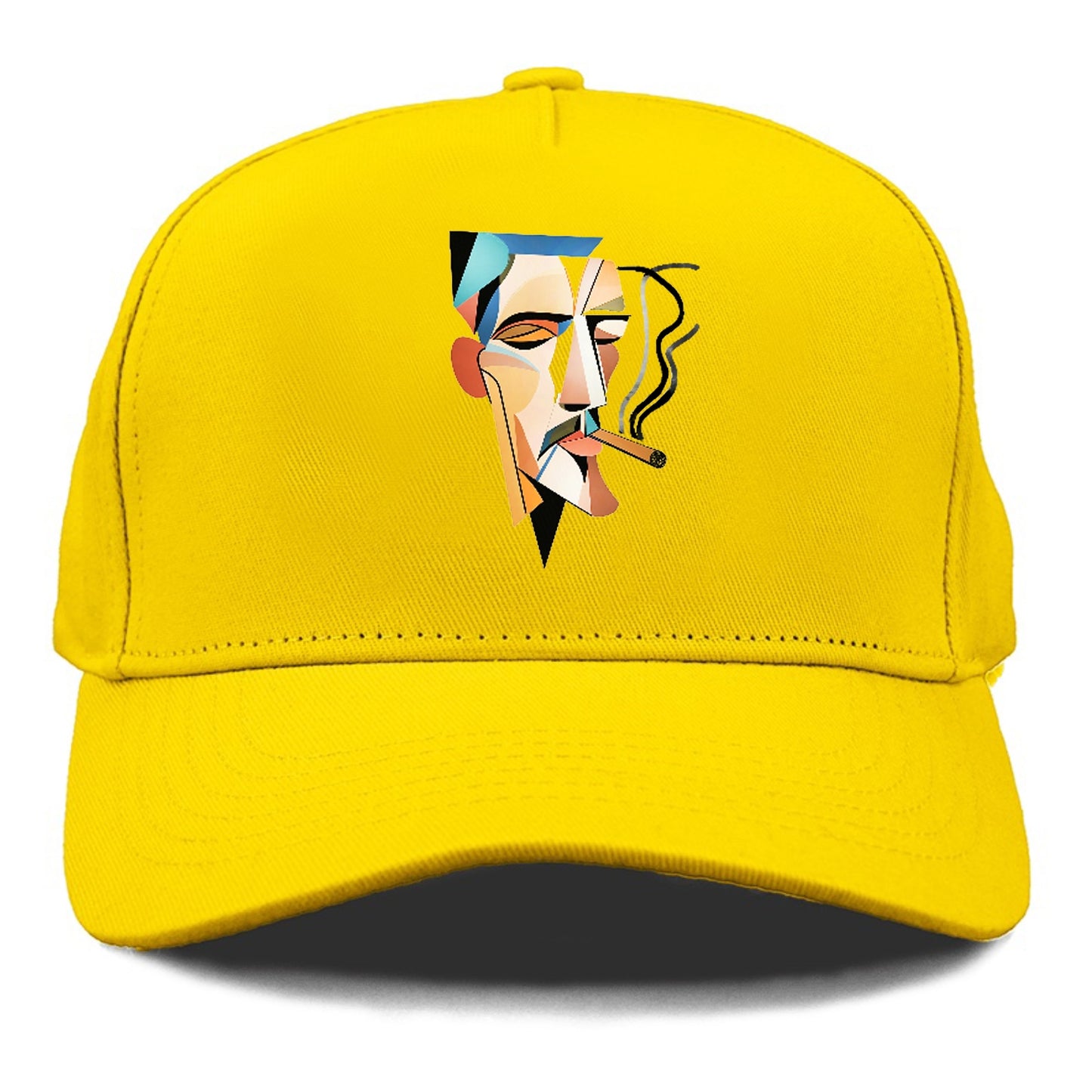 Abstract Smoking Man Hat