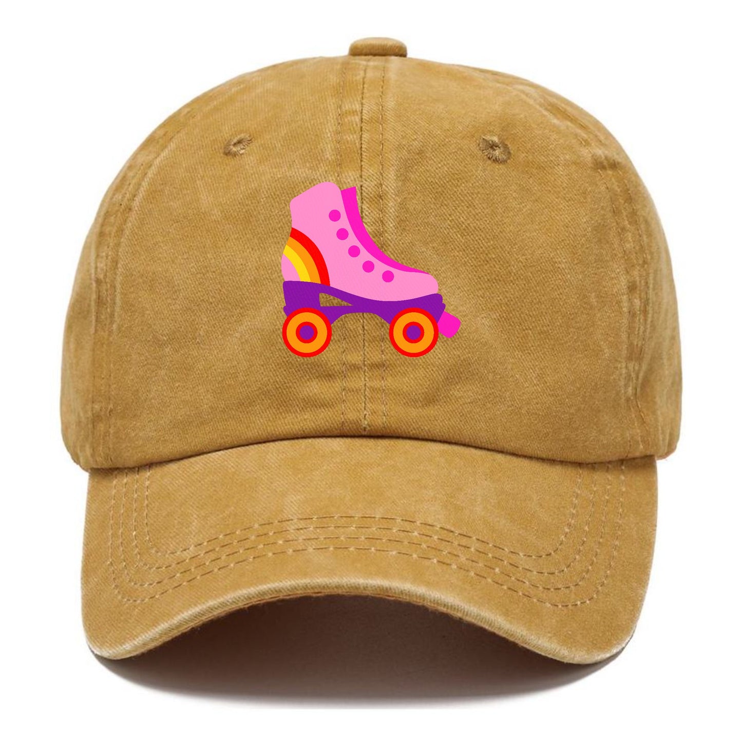 Retro 80s Roller Skate Pink Hat