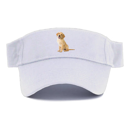 Playful golden pup with a cheerful expression Hat