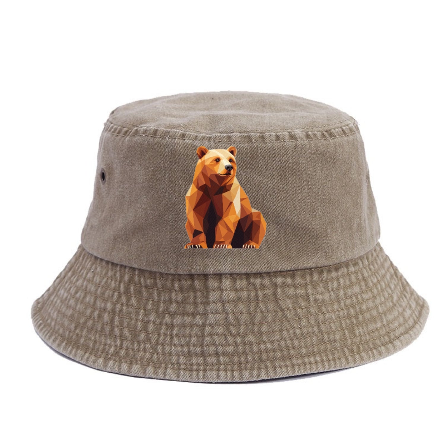 Geometric Bear in Rest Hat