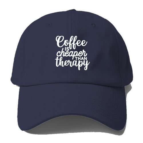 Caffeine Therapy: Start Your Day With A Cup Of Happiness Baseball Cap