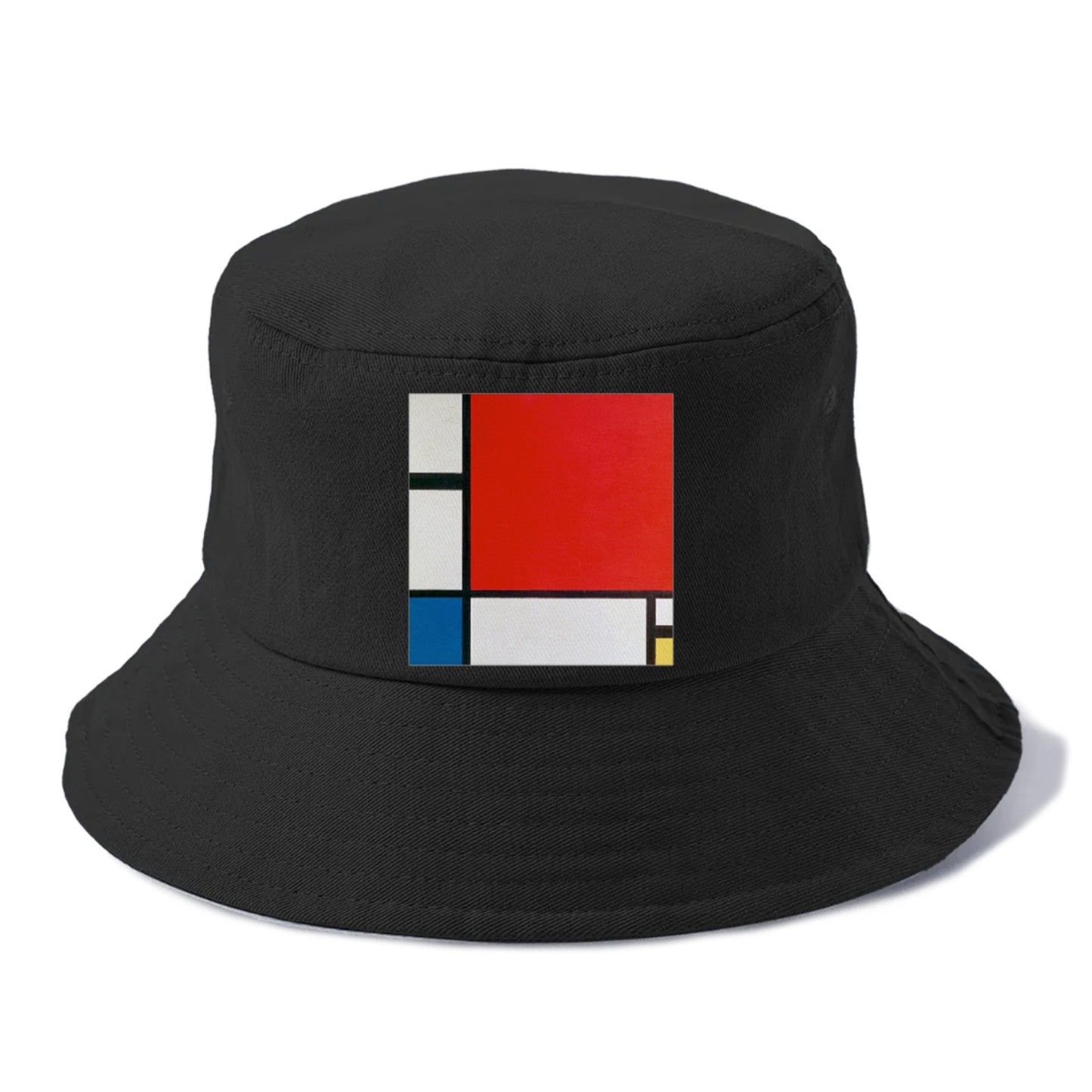 Composition with Red Blue and Yellow Hat