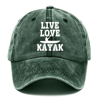 live love kayak Hat