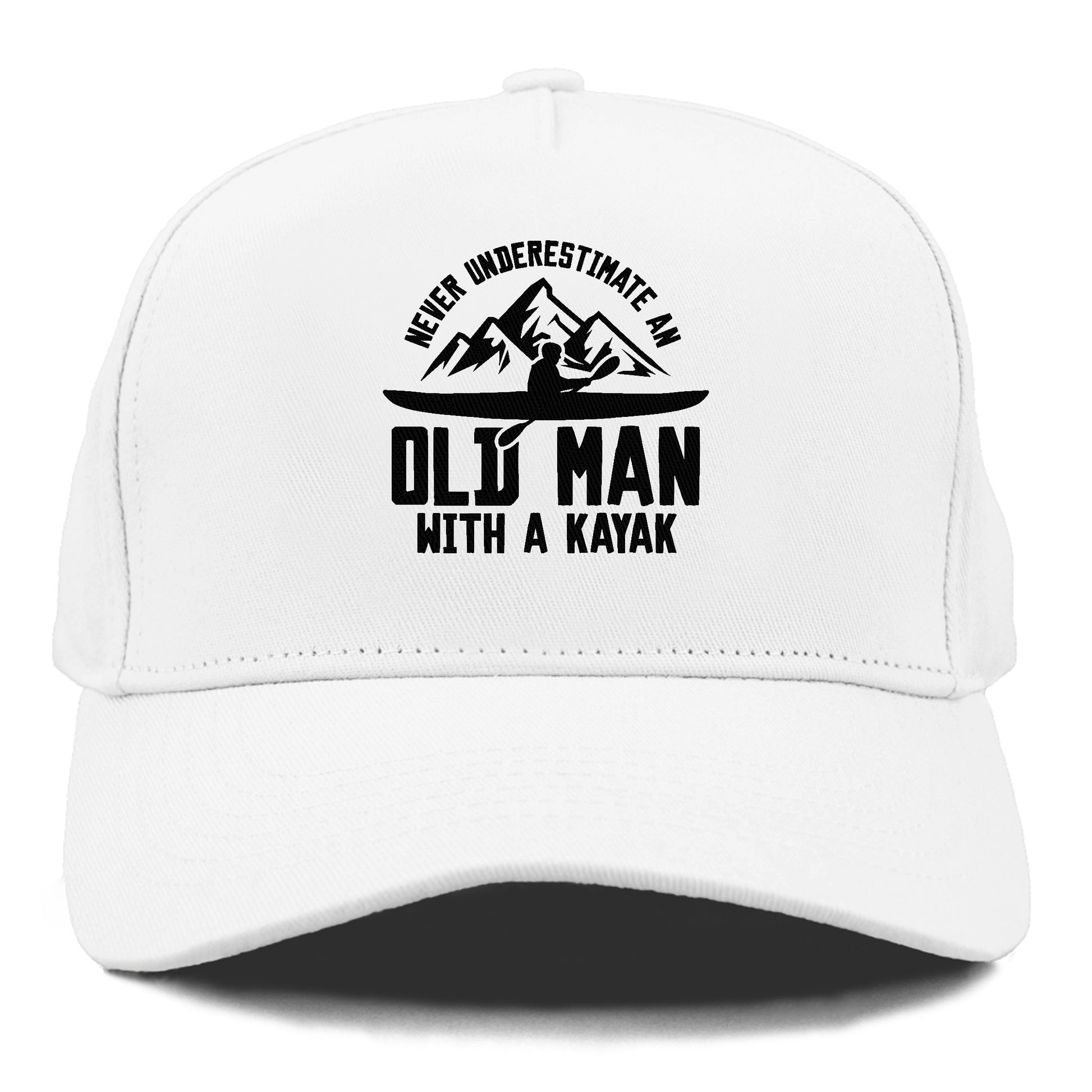 never underestimate an old man with a kayak! Hat