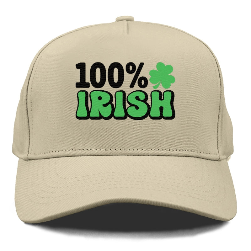 100 Percent Irish Clover Hat