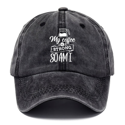 Caffeine Queen: Empowered by Strong Coffee Vibes Hat