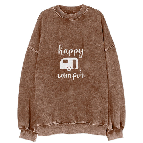 Happy Camper Vintage Sweatshirt
