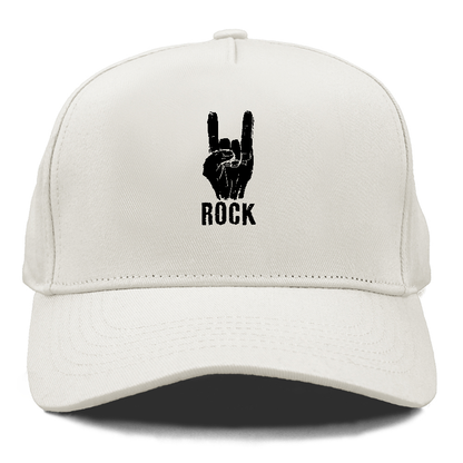 hand horn rock n roll Hat