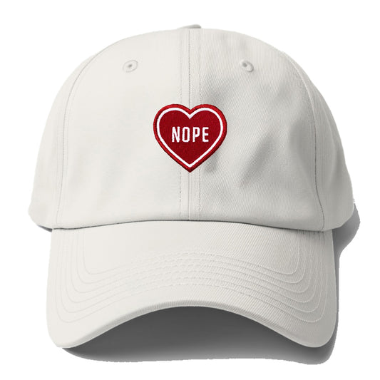 nope heart Hat