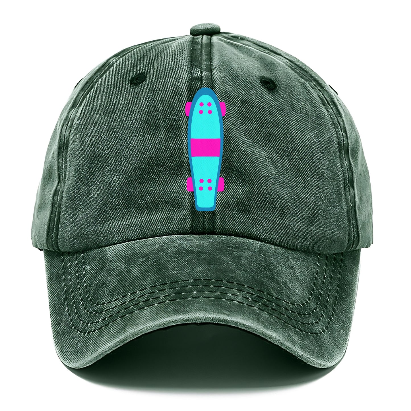 Retro 80s Long Board Blue Hat