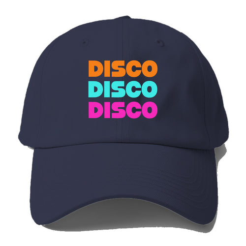 Retro 80s Disco Disco Disco Baseball Cap For Big Heads