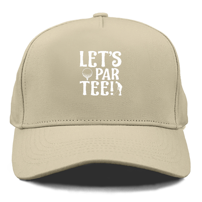 Let's par tee Hat