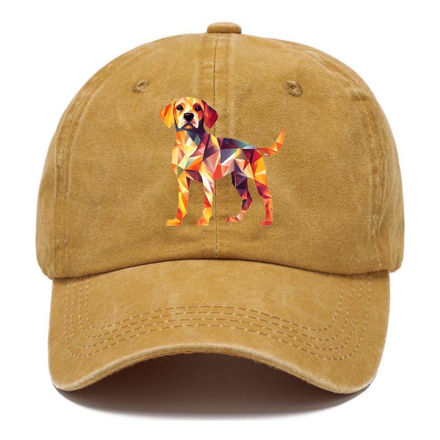 Geometric Dog Standing Hat