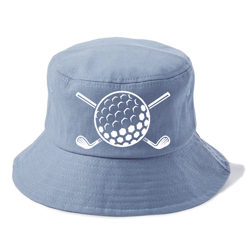 Golf Ball And Clubs Hat