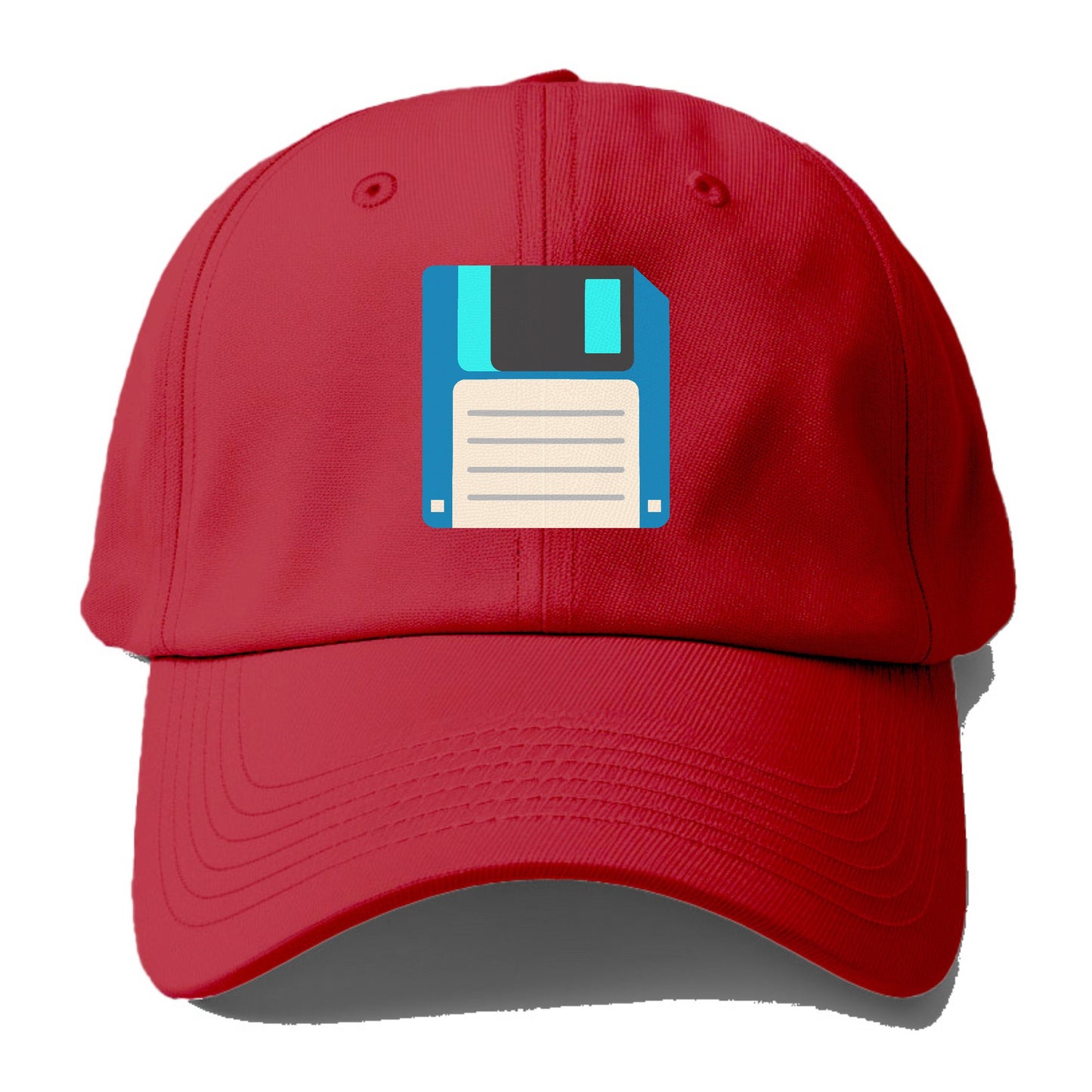 Retro 80s Floppy Disk Blue Hat