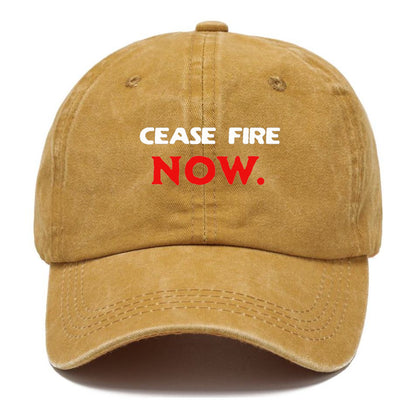 cease fire now Hat