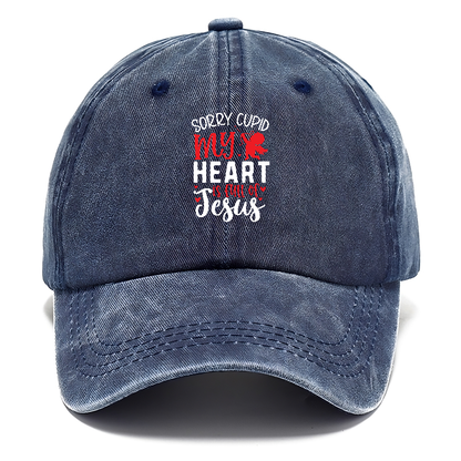 Sorry cupid my heart is full of jesus Hat