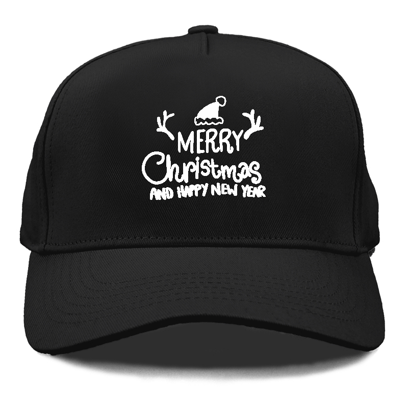 Merry Christmas and Happy New Year Hat