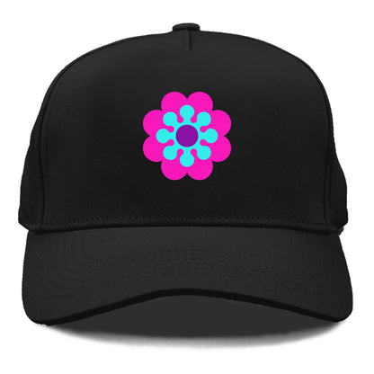 Retro 80s Flower Pink Hat