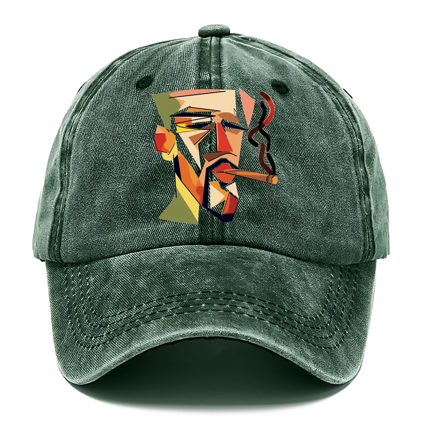 Cigar Cool Abstract Expression Hat