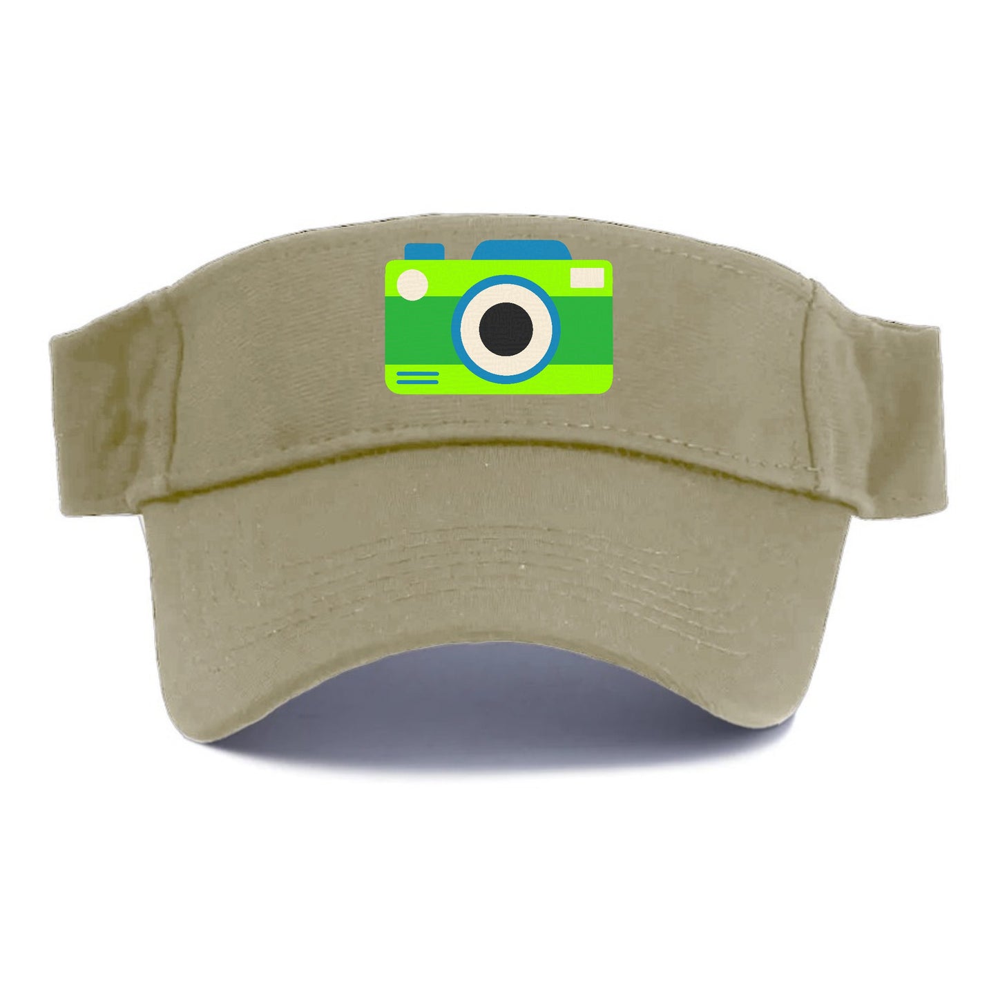Retro 80s Camera Green Hat
