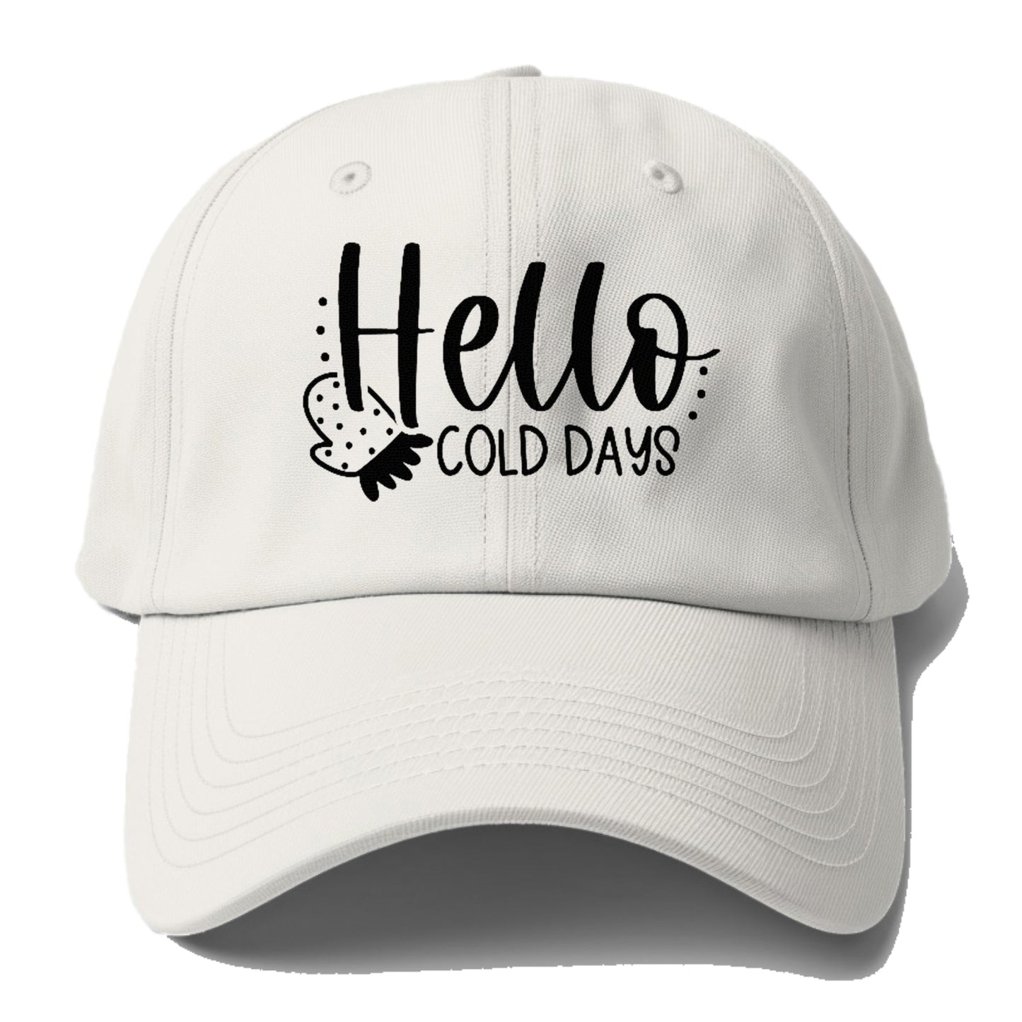 hello cold days Hat