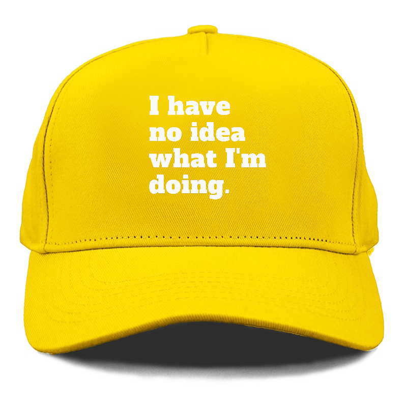 i have no idea what i'm doing Hat