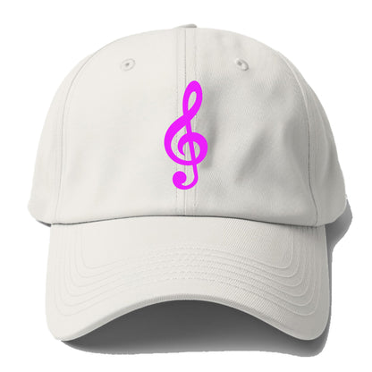 Retro 80s Music Note Purple Hat