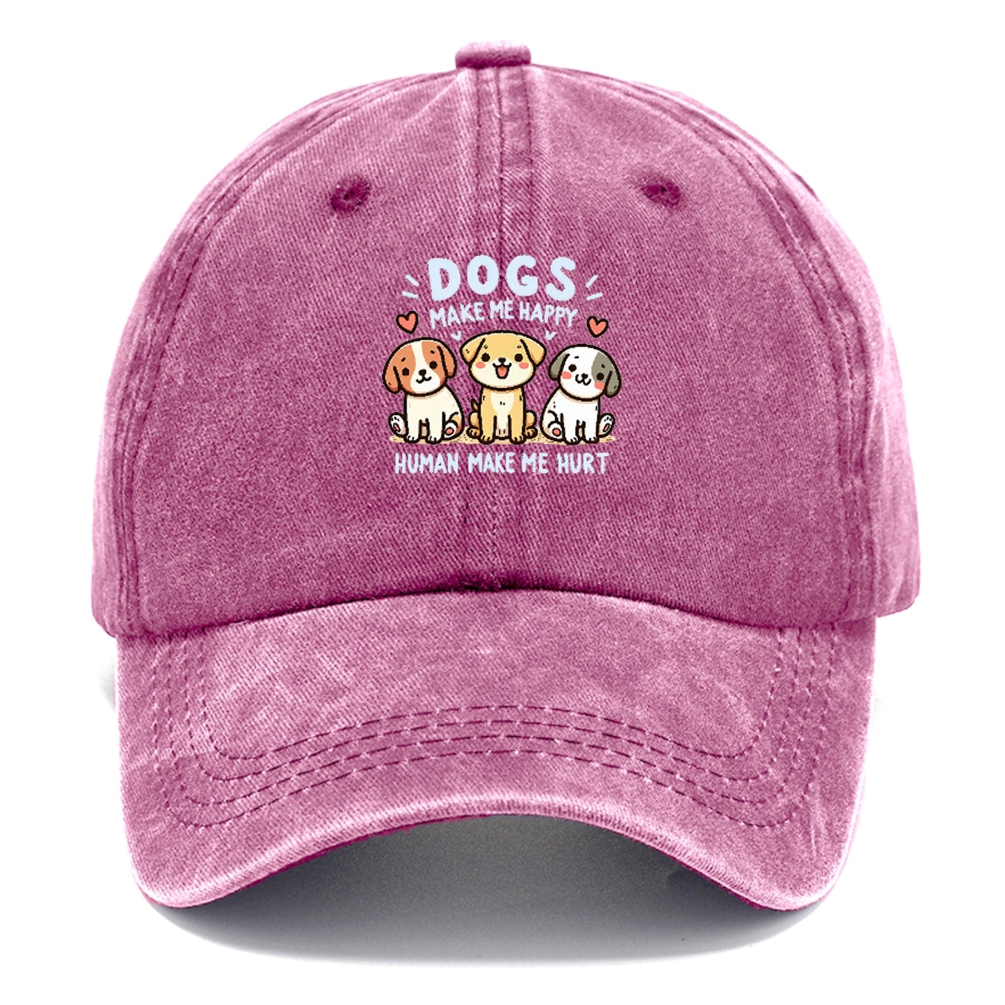 Dogs Make Me Happy Hat