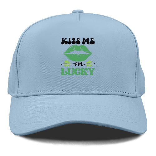 Kiss Me Im Lucky Cap