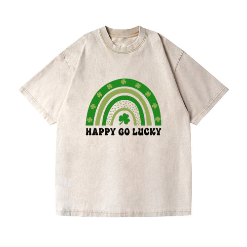 Happy Go Lucky Rainbow Vintage T-shirt
