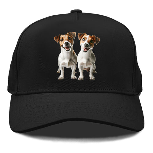 Two Jack Russels Cap