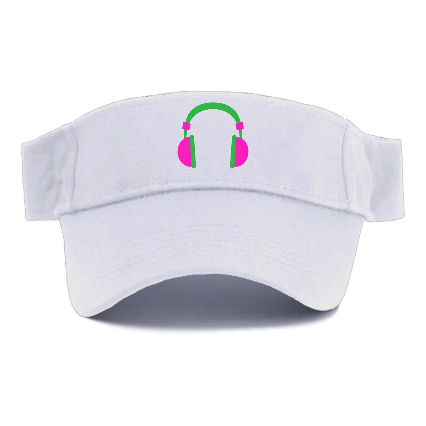 Retro 80s Headphones Pink Hat