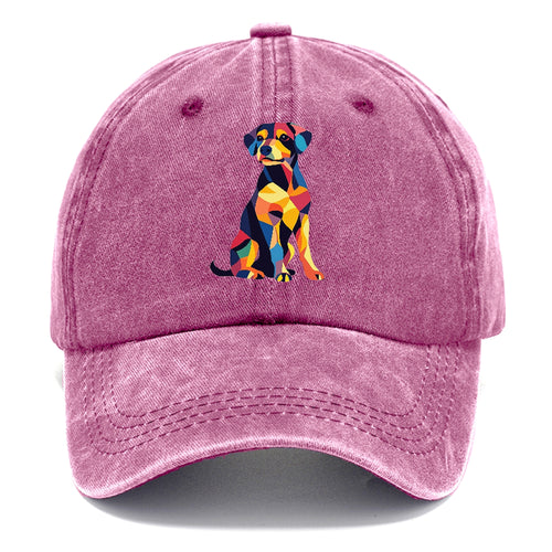 Abstract Elegance Colorful Dog Classic Cap