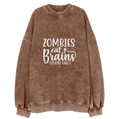 Zombies eat brains youre safe Hat