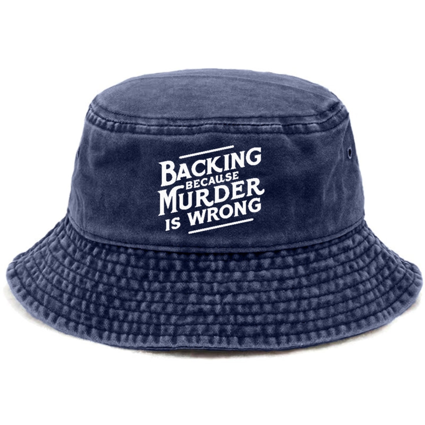 backing because murder is wrong Hat