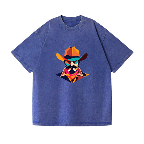 Geometric Cowboy Bold And Modern Vintage T-shirt