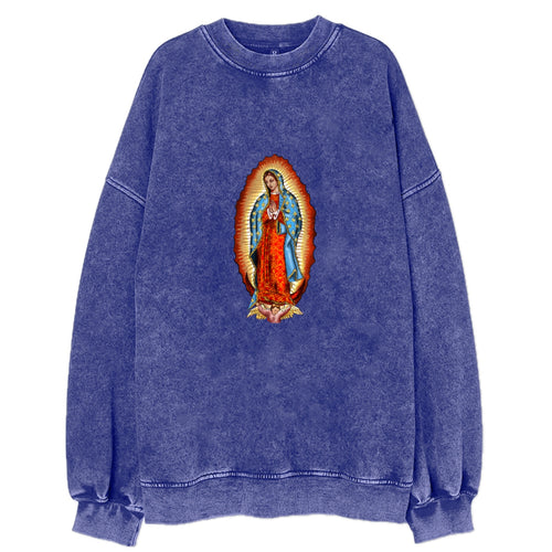 The Virgen De Guadalupe Vintage Sweatshirt