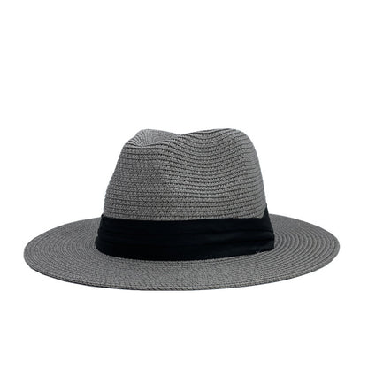 Pandaize Wide Brim Straw Panama Hat