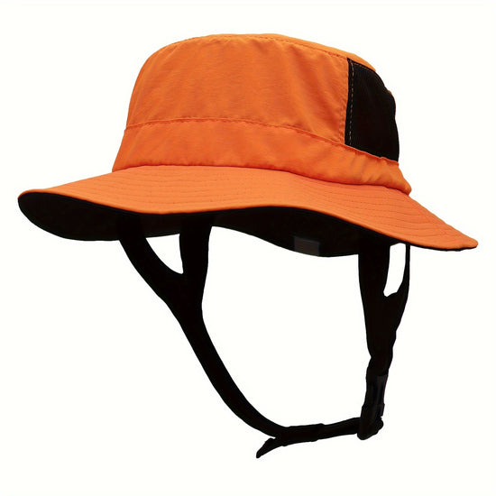 Men Surf Fisherman Hat Wide Brim Sun Visor Foldable Sun Protection Hiking Fishing Hat With Reflective Film Outdoor Hat