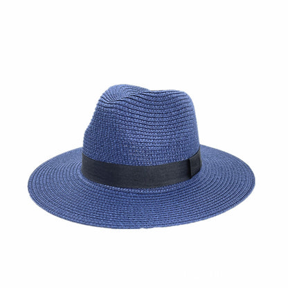 Pandaize Wide Brim Straw Panama Hat