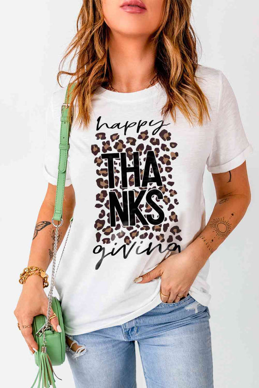 FELIZ ACCIÓN DE GRACIAS Camiseta gráfica