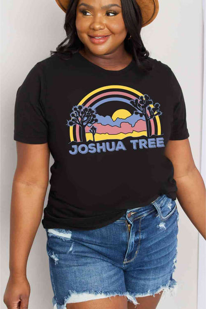 Simply Love フルサイズ JOSHUA TREE グラフィック コットン T シャツ