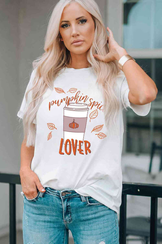 PUMPKIN SPICE LOVER グラフィック Tシャツ