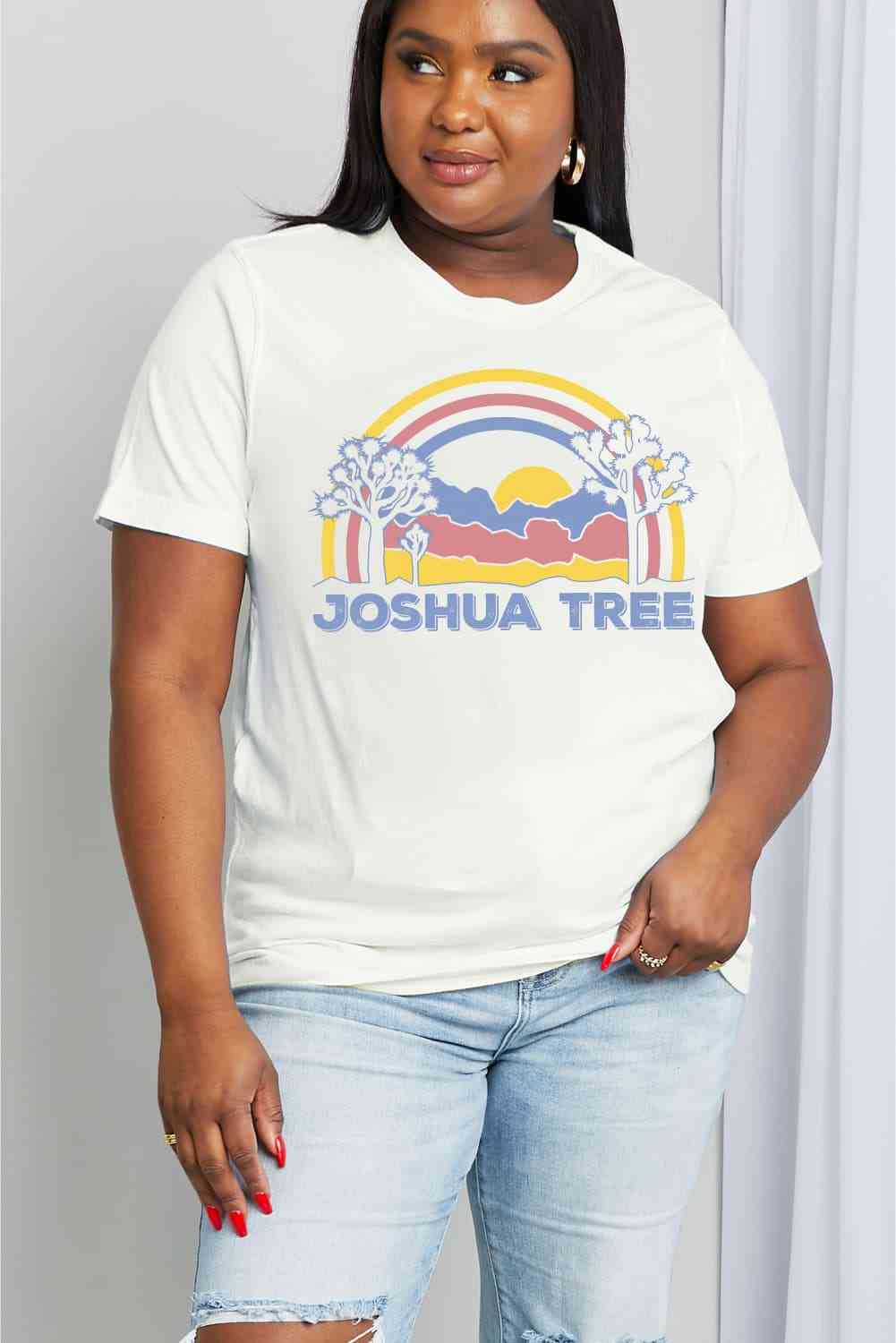 Simply Love フルサイズ JOSHUA TREE グラフィック コットン T シャツ