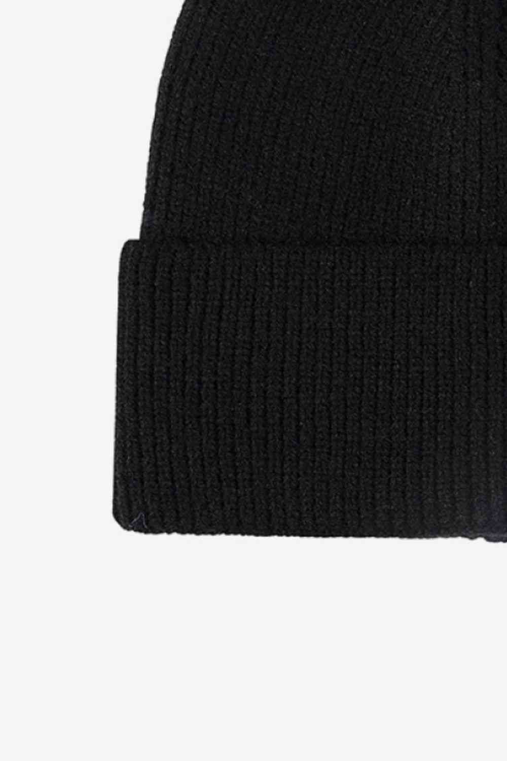 Gorro de punto cálido en días fríos