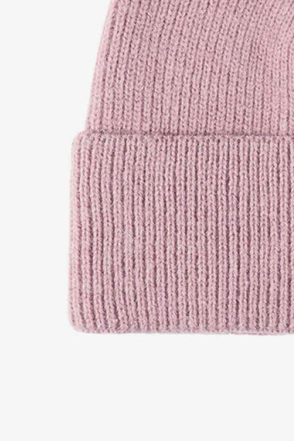 Gorro de punto cálido en días fríos