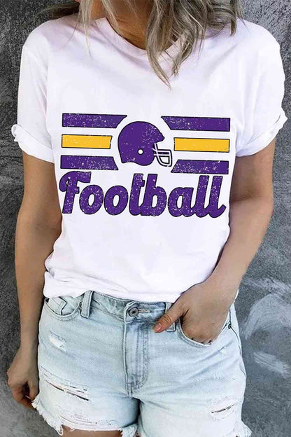 FOOTBALL グラフィック半袖 T シャツ