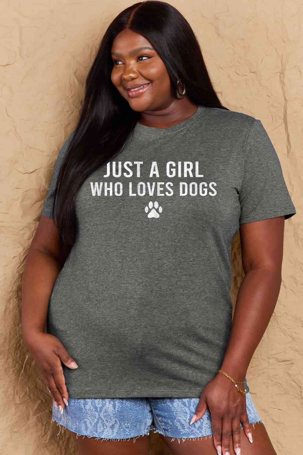 Simply Love Full Size Dog Paw Graphic Cotton T-Shirt